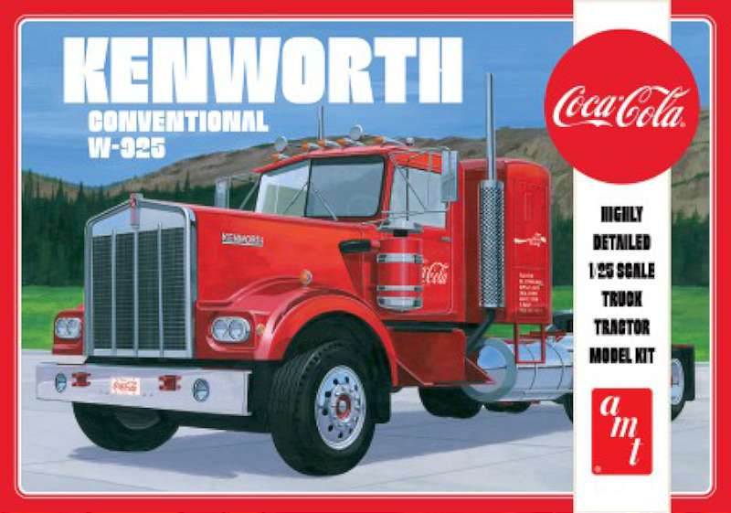 1/25 Coca-Cola Kenworth W925 Tractor Cab (D)