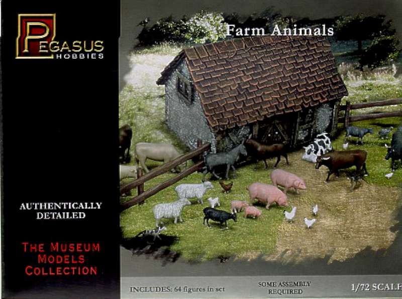 Pegasus Hobbies 1/72 Farm Animals 7052