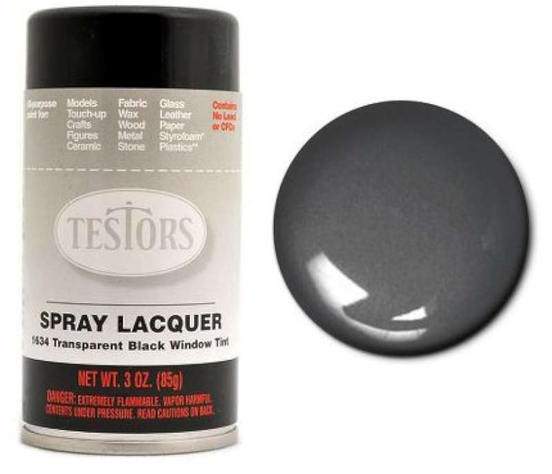 3oz. Spray Finishing Enamel Transparent Black Window Tint