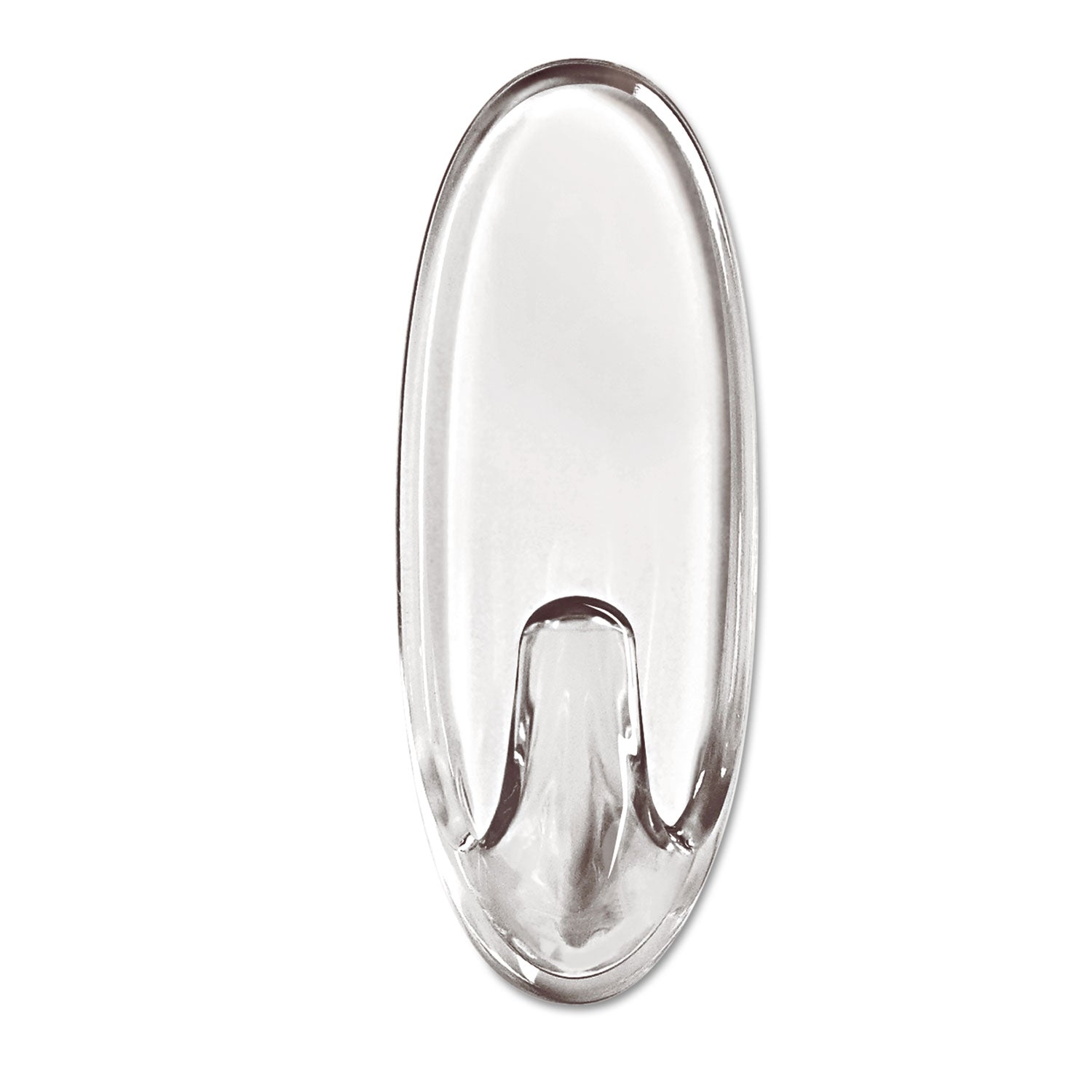 Command Medium Hooks Clear 2 Hooks & 4 Strips
