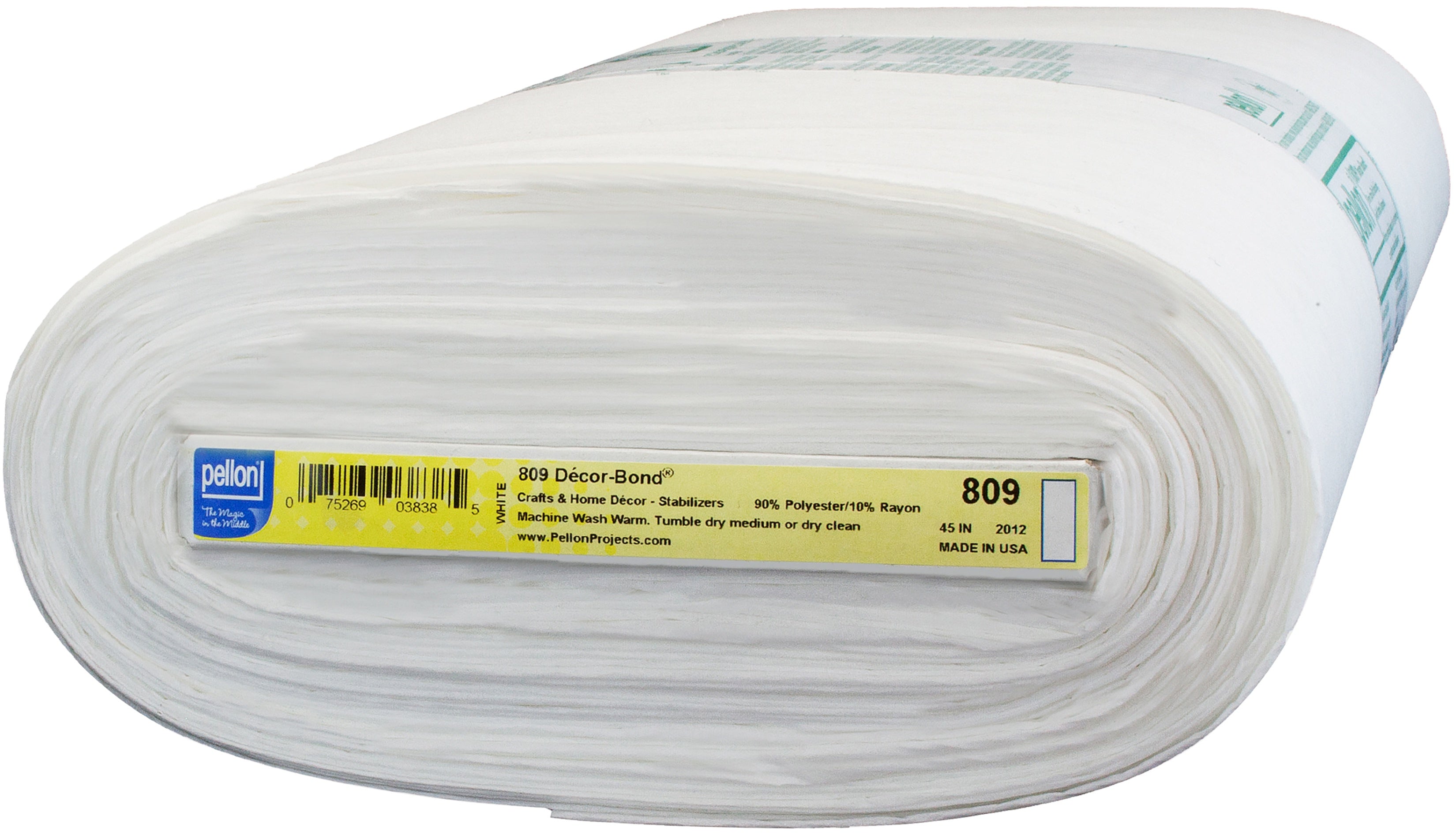 Pellon Decor-Bond Fusible Stabilizer White 45"X10yd FOB: MI