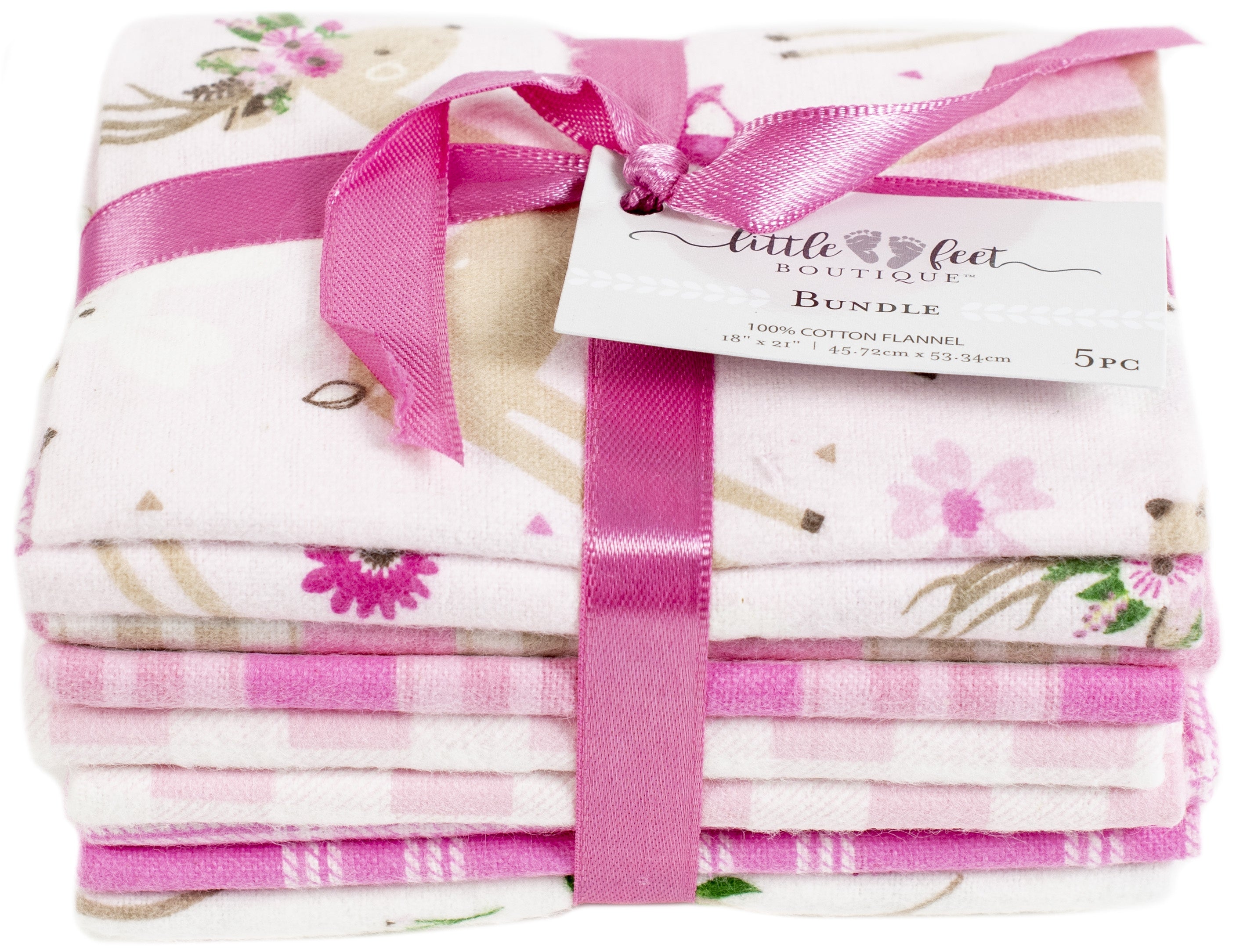 Fabric Editions Little Feet Boutique Fat Quarter Bundle 5pcs Wild And Free