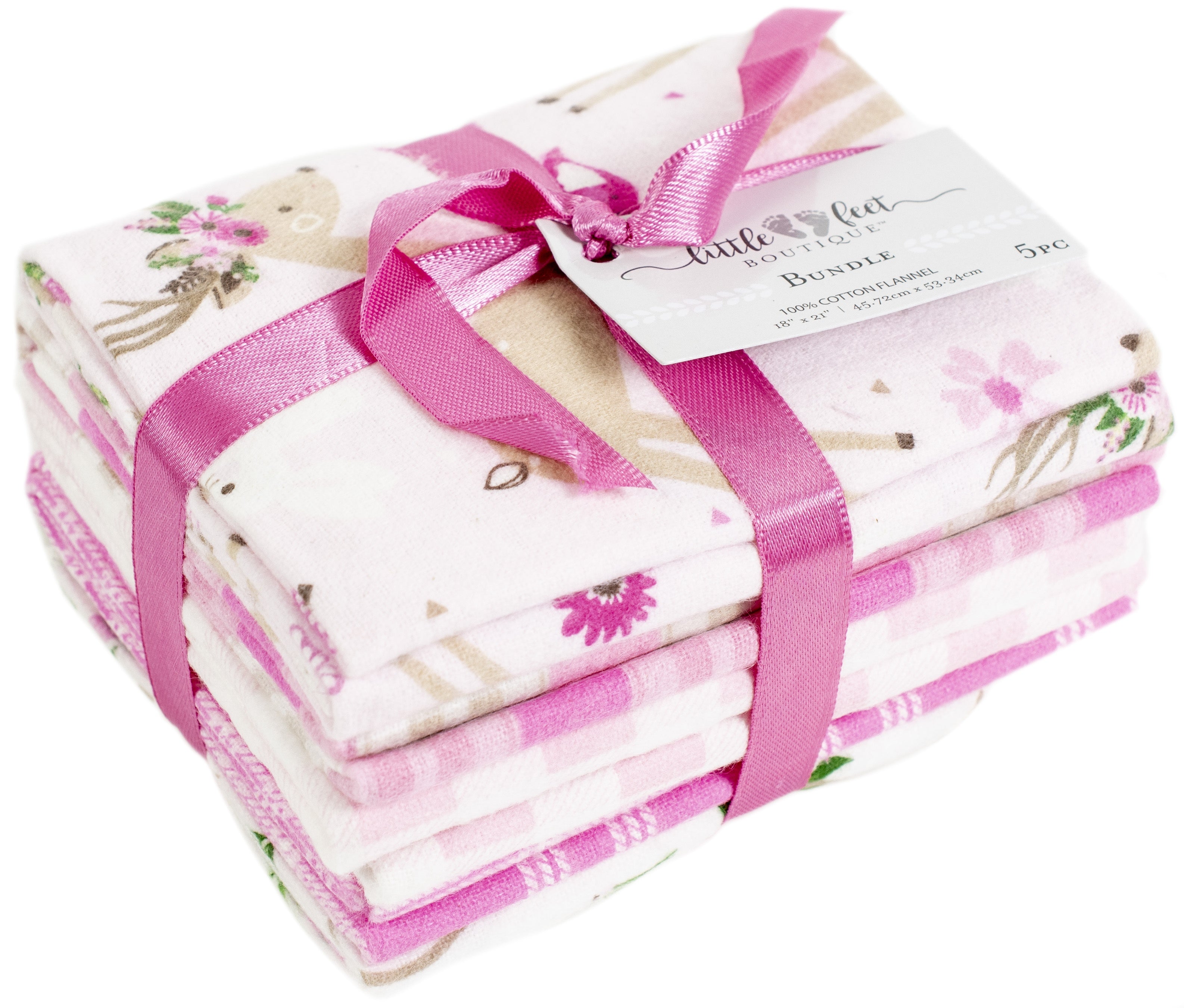 Fabric Editions Little Feet Boutique Fat Quarter Bundle 5pcs Wild And Free
