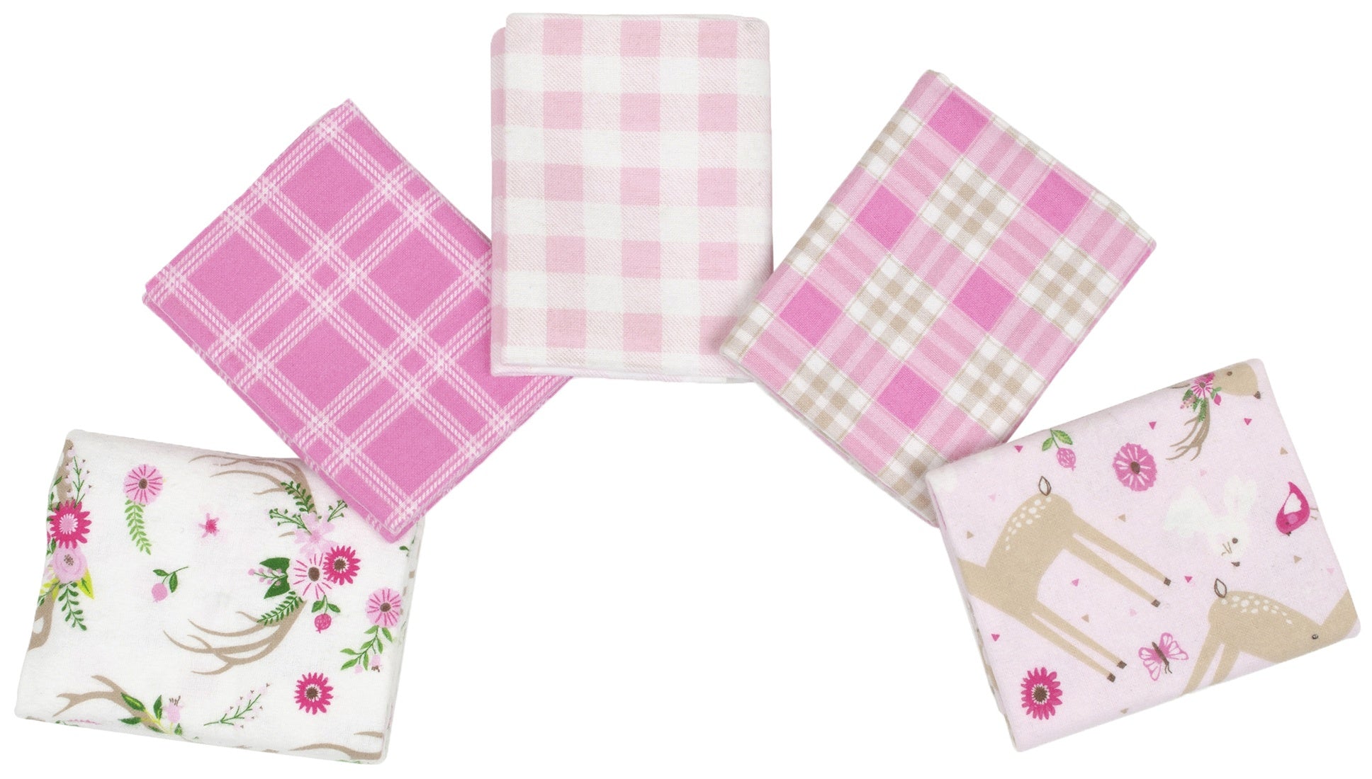 Fabric Editions Little Feet Boutique Fat Quarter Bundle 5pcs Wild And Free