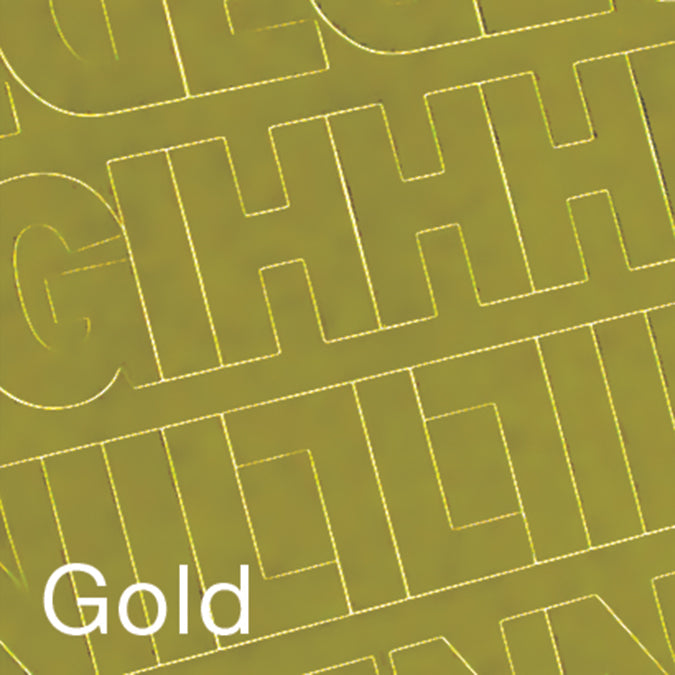 Permanent Adhesive Vinyl Letters & Numbers 2" 167/Pkg Gold