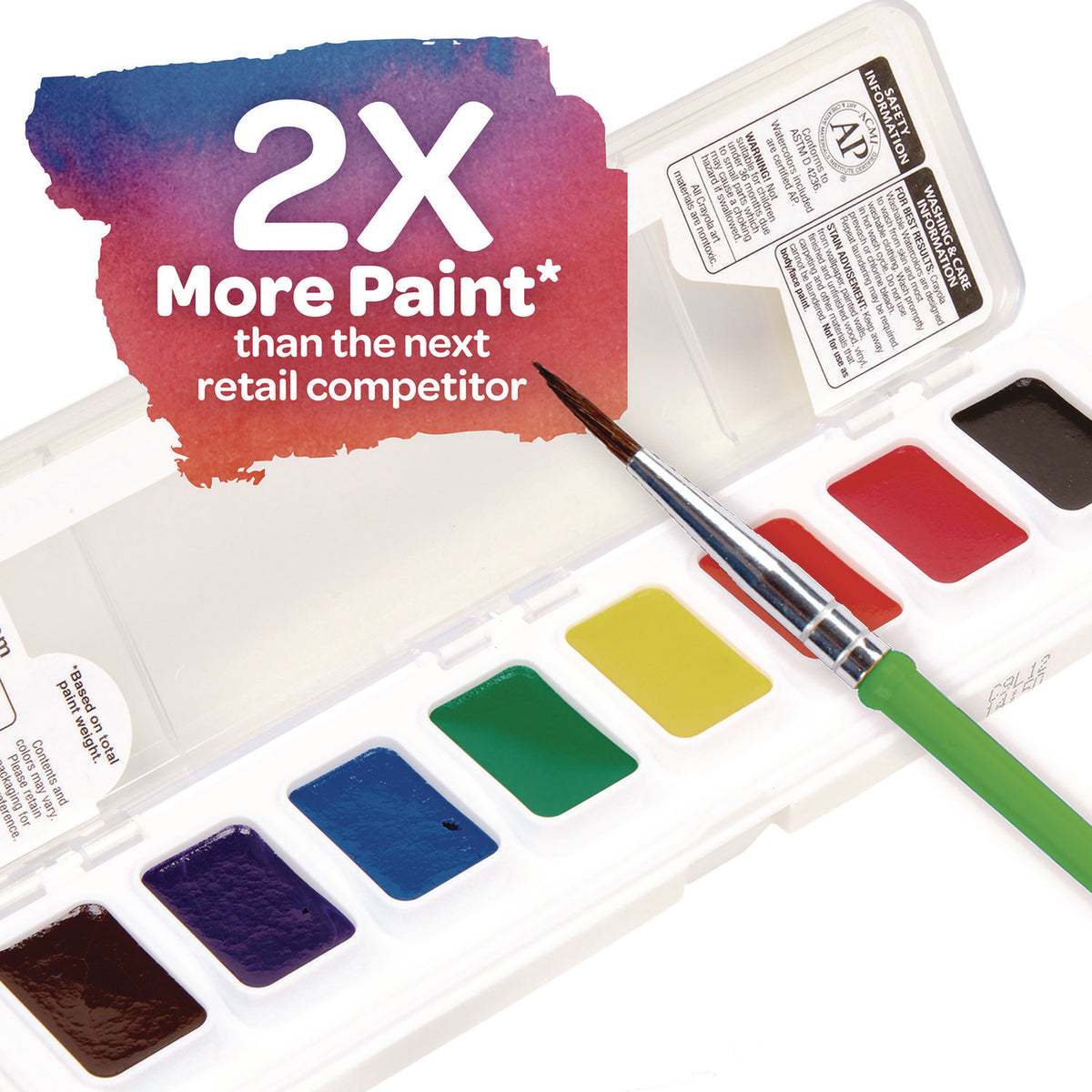Crayola Washable Watercolors 8 Colors