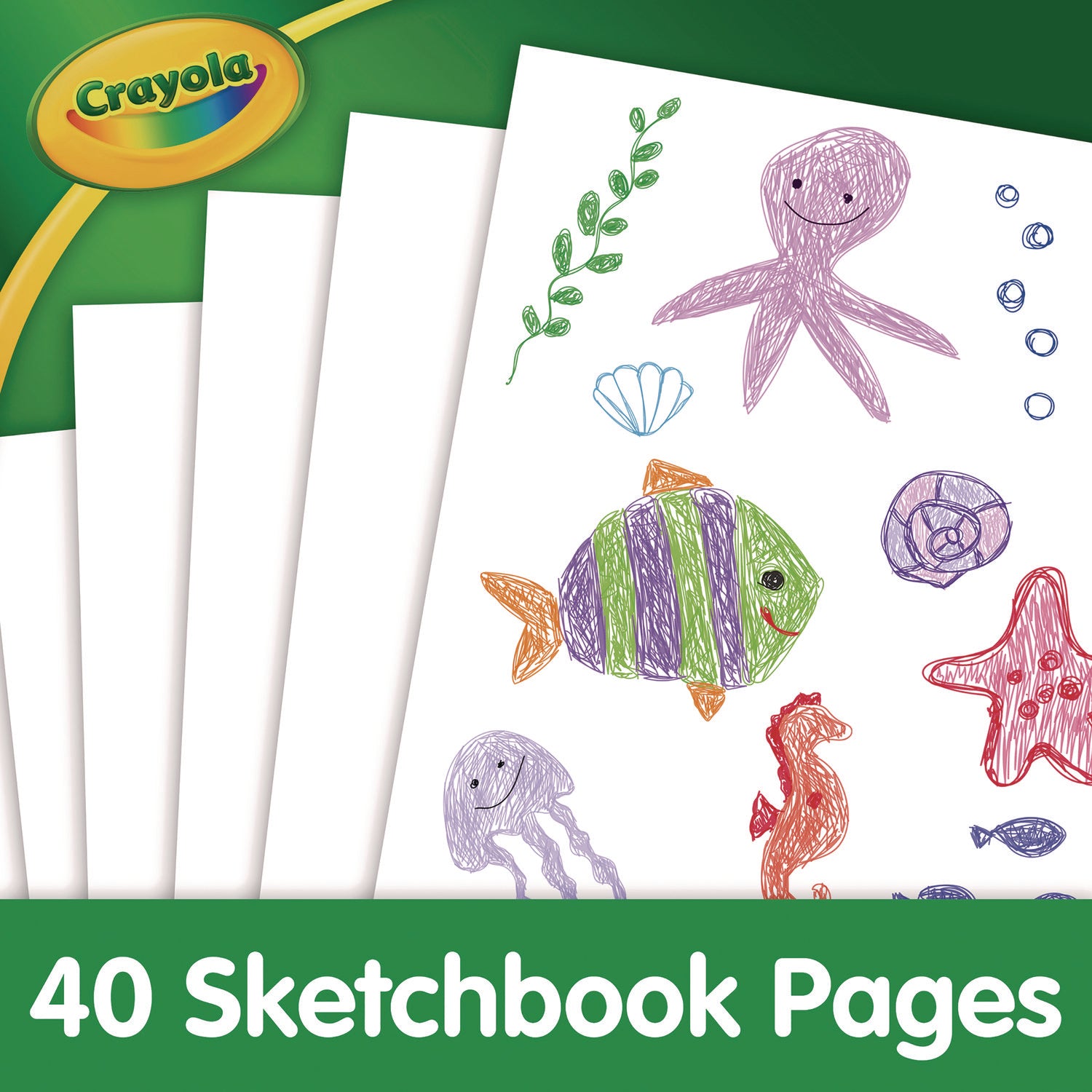 Crayola Sketchbook 9"X9" 40 Sheets