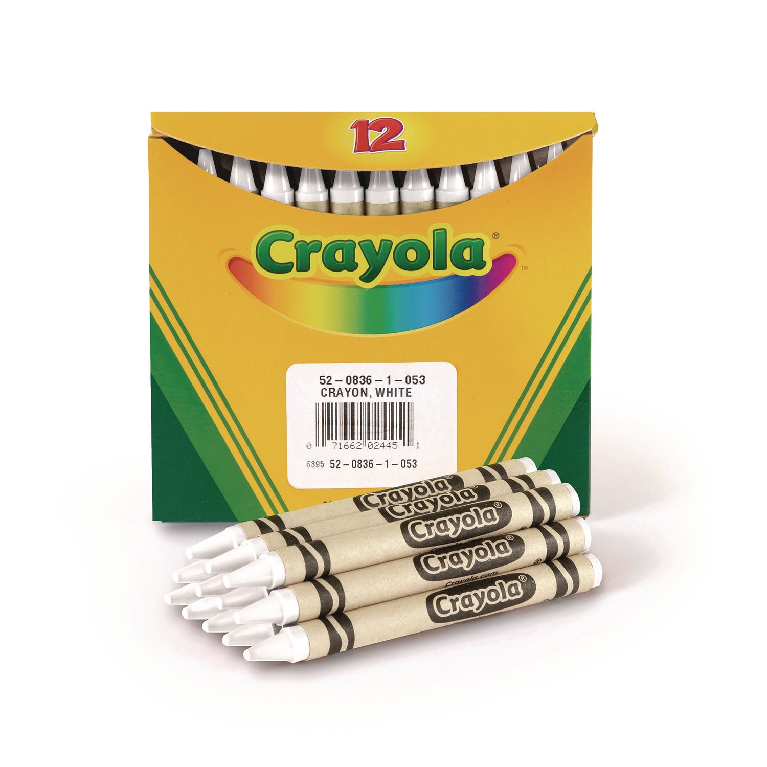 Crayola White Crayons 12/Pkg