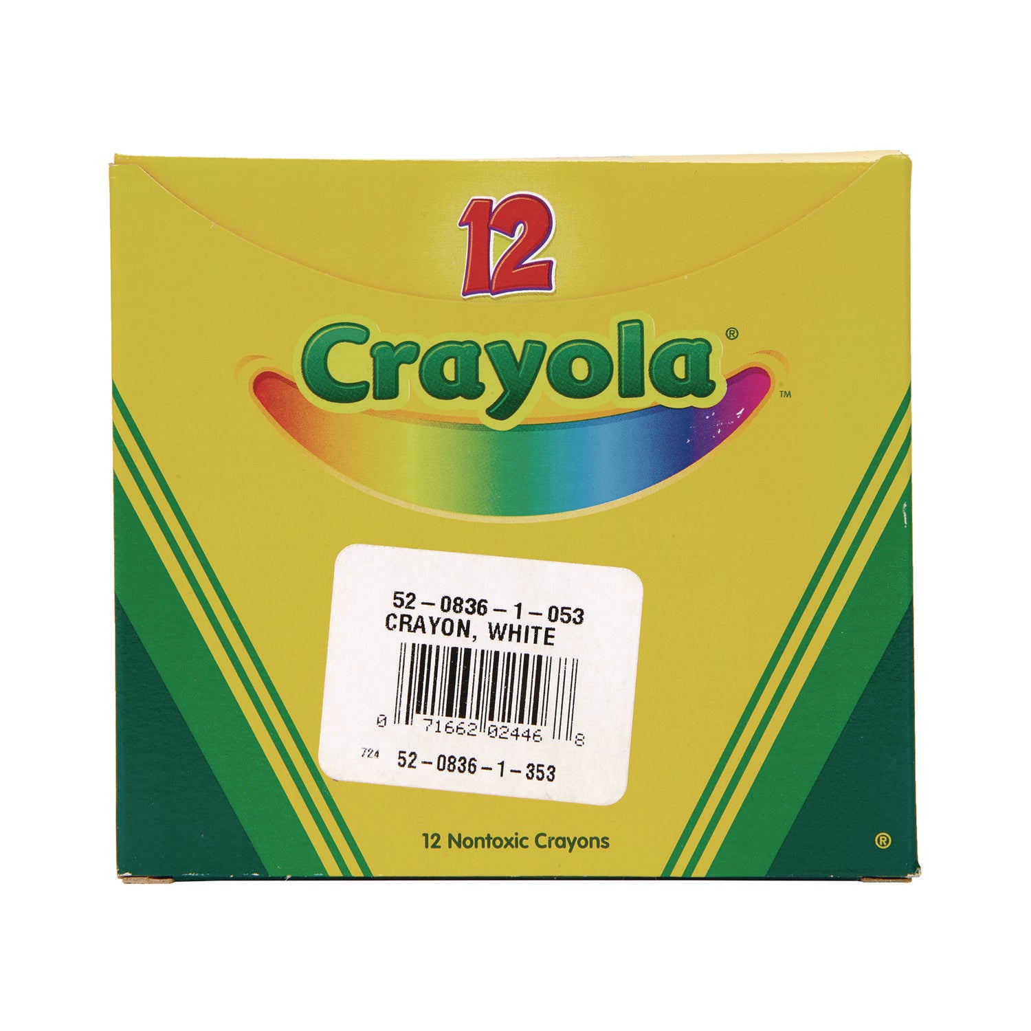 Crayola White Crayons 12/Pkg