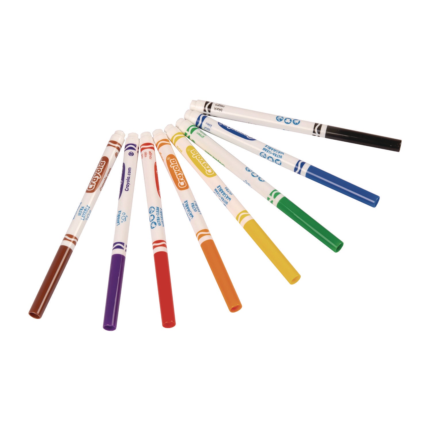 Crayola Fine Line Washable Markers Classic Colors 8/Pkg