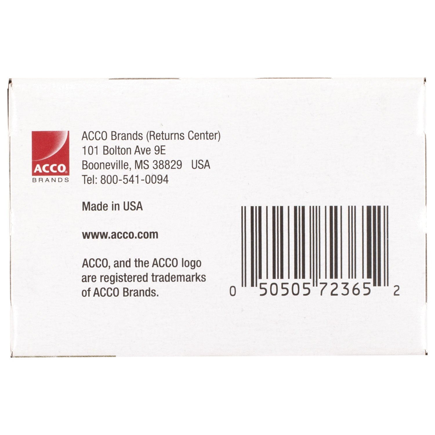 ACCO Recycled Paper Clips, Smooth, #1, 100/Box, 10 Boxes/Pack