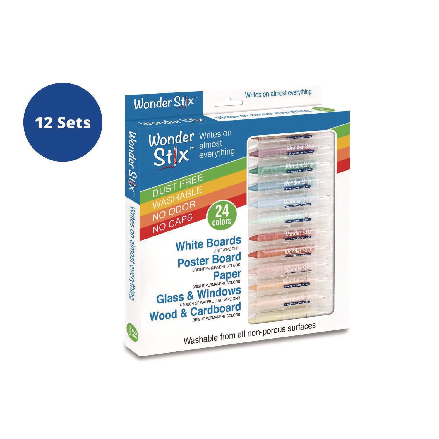 Wonder Stix Crayons 24/Pkg Assorted Colors