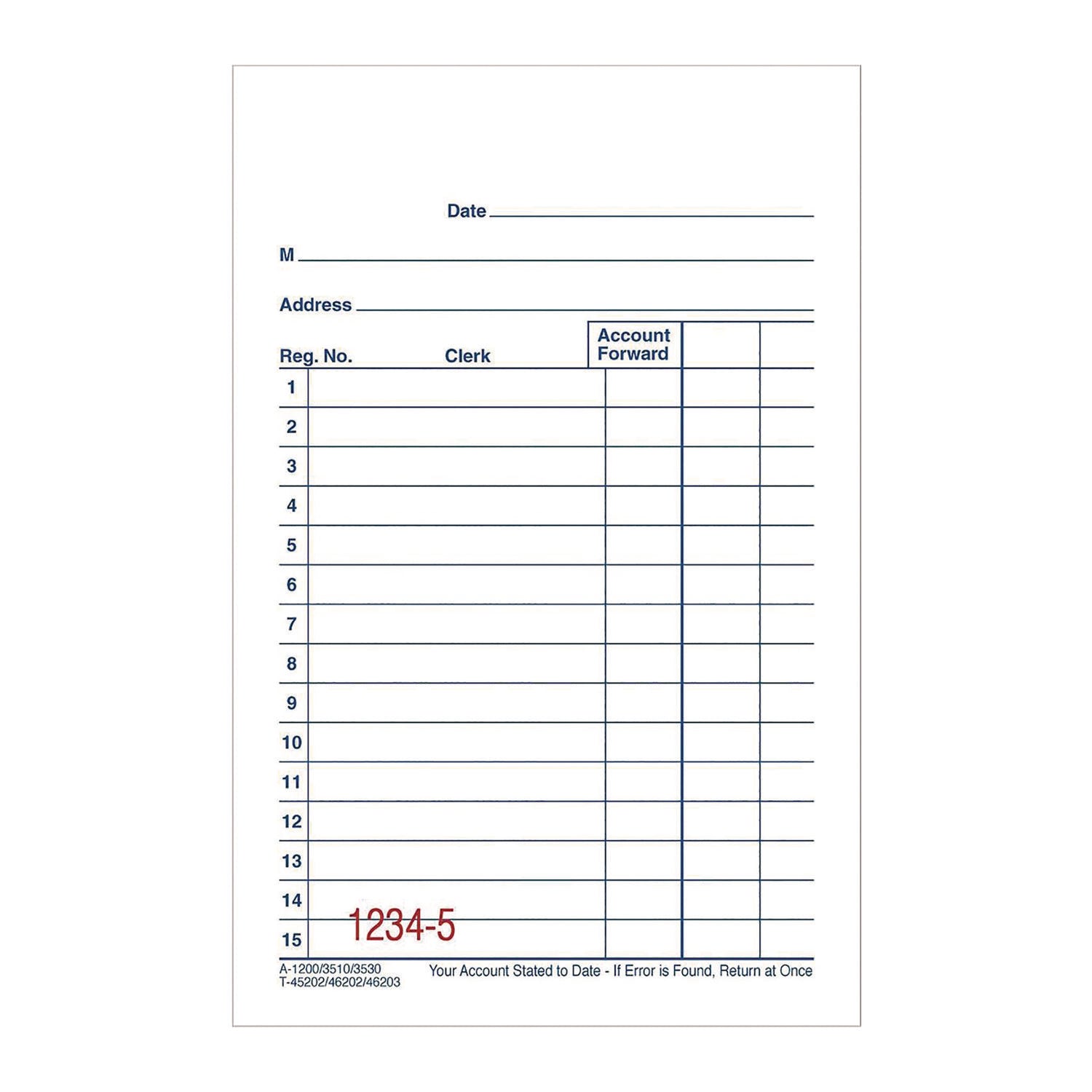 Carry Adams® Multipart General-Purpose Sales Pads