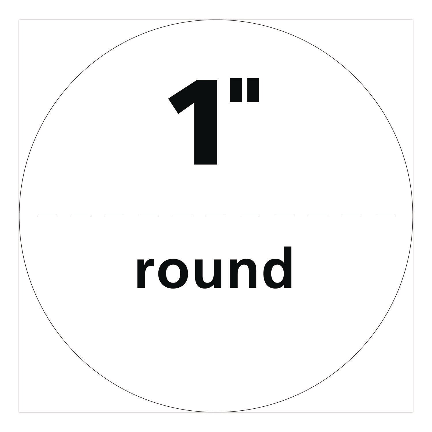 Avery® Printable Mailing Seals, 1" dia., White, 600/Pack