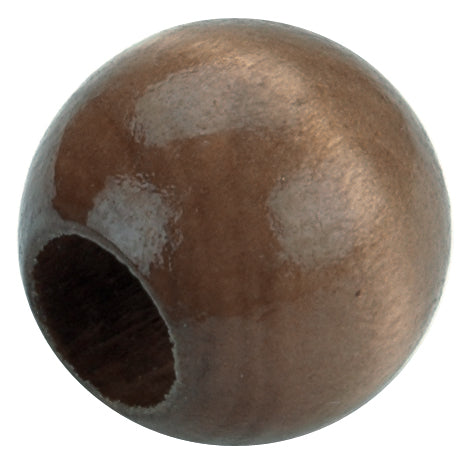 Round Wood Beads 20mm 8/Pkg Walnut