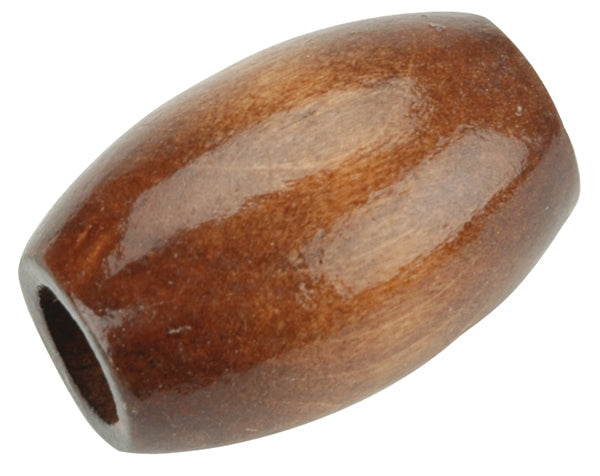Oval Wood Beads 32mmX22mm 6/Pkg Maple