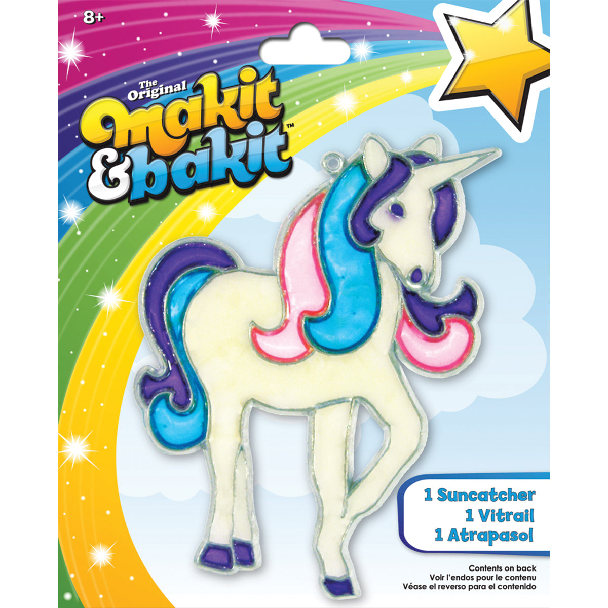 Makit & Bakit Suncatcher Kit Glitter Unicorn