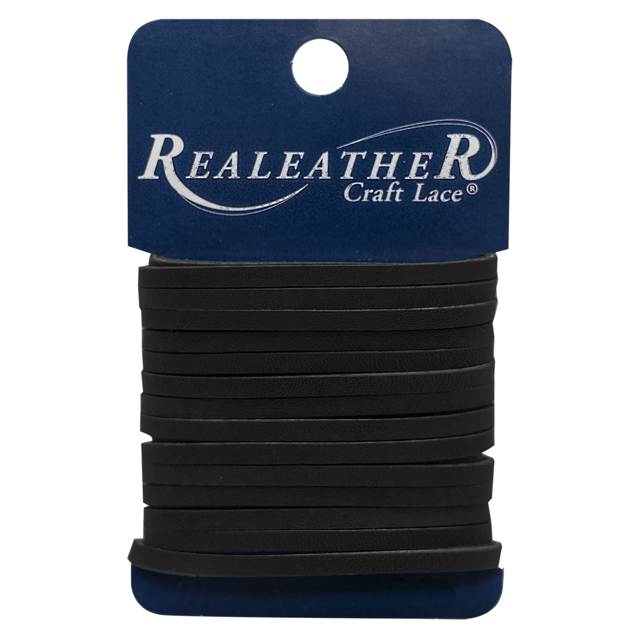 Realeather(R) Crafts Latigo Lace 1/8"X4yd-Black
