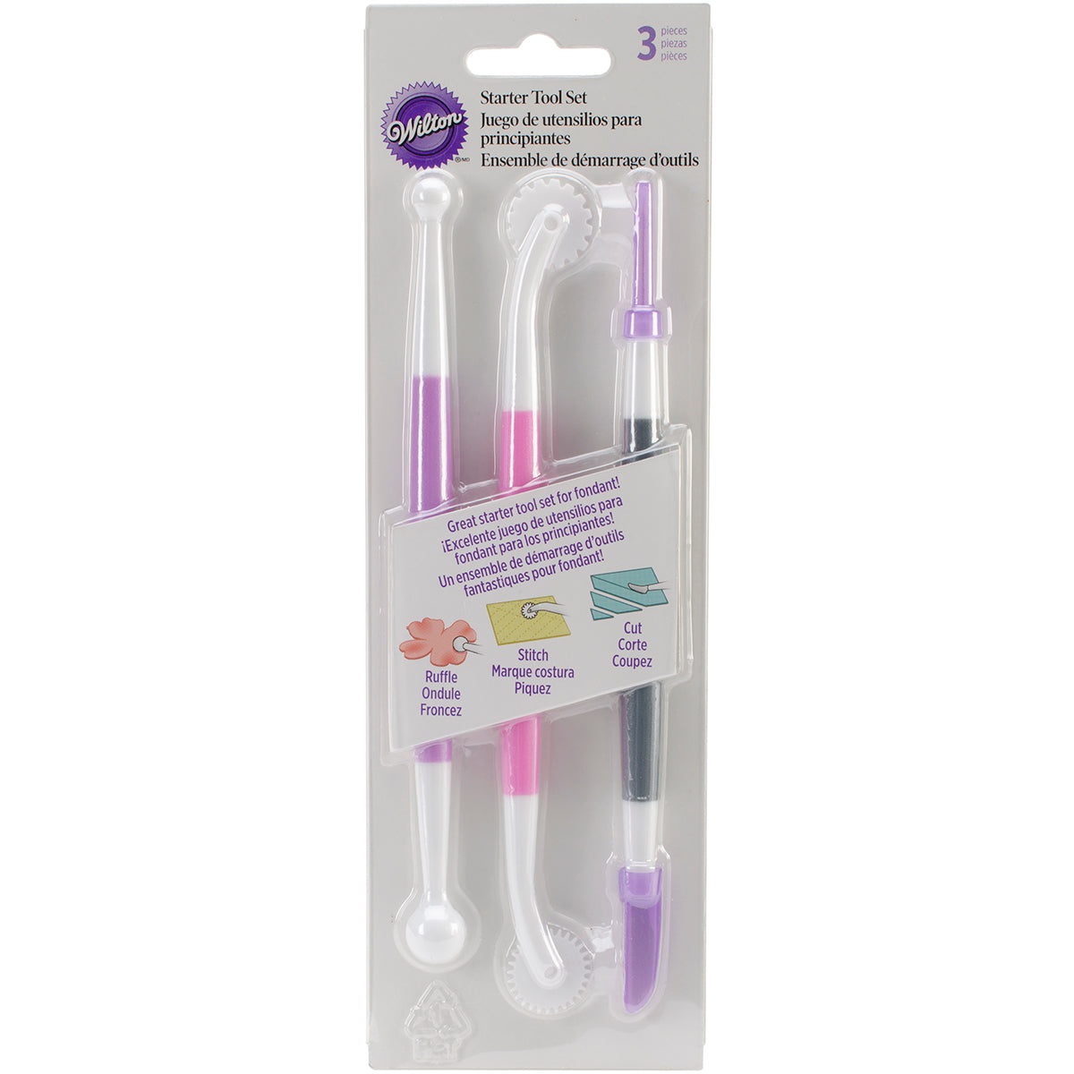 Fondant & Gum Paste Tool Set 3/Pkg  