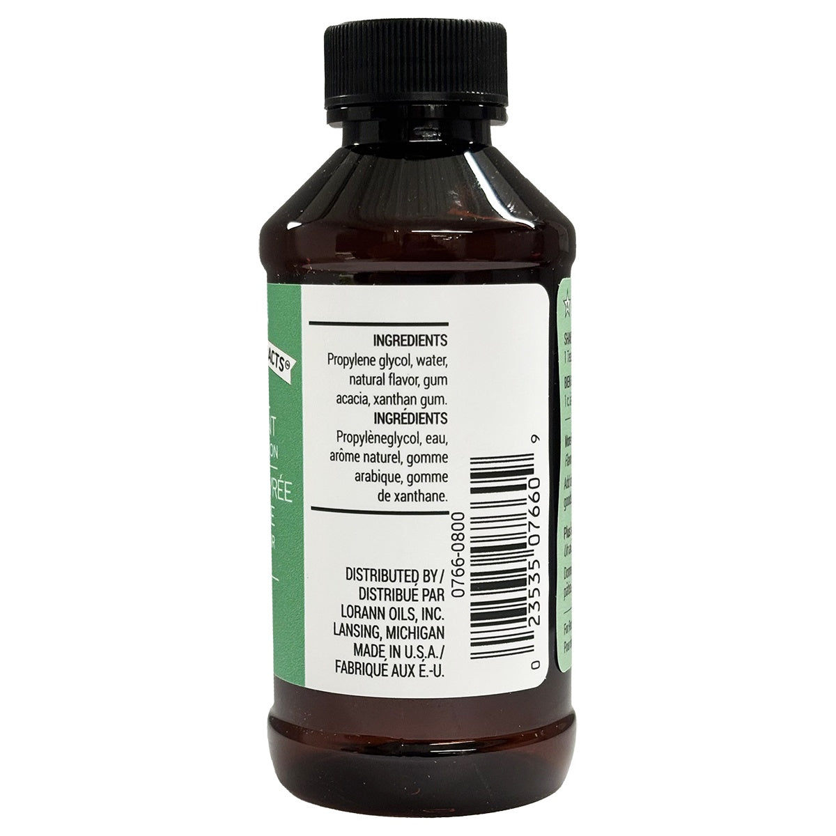 Bakery Emulsions Natural & Artificial Flavor 4oz Peppermint