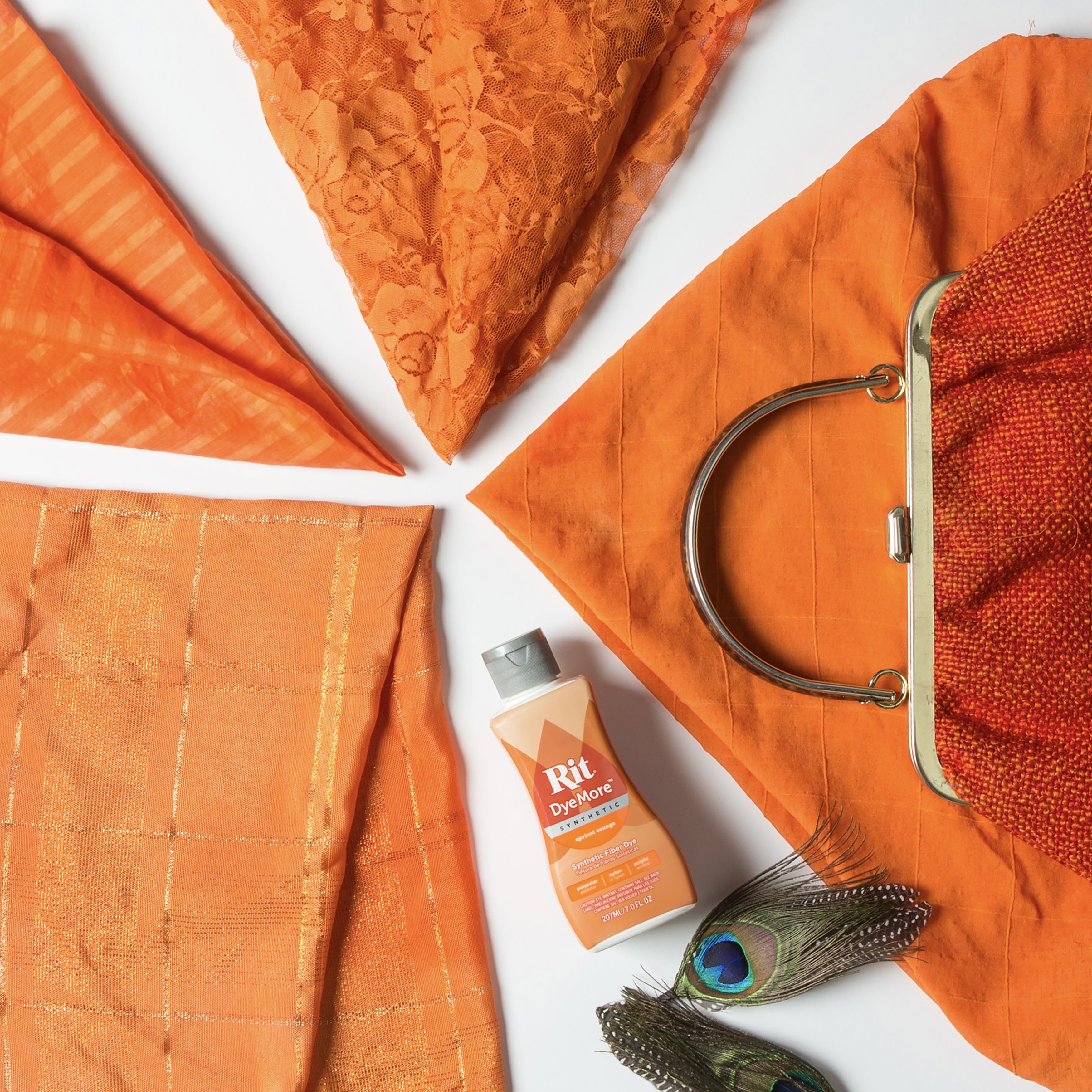 Rit Dye More Synthetic 7oz Apricot Orange