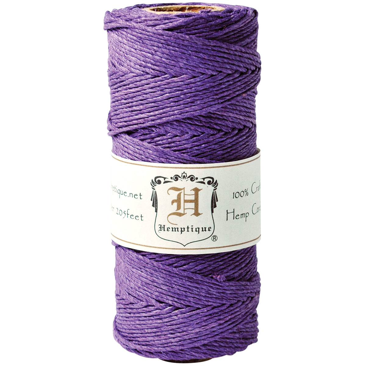 Hemp Cord Spool 20lb 205' Dark Purple