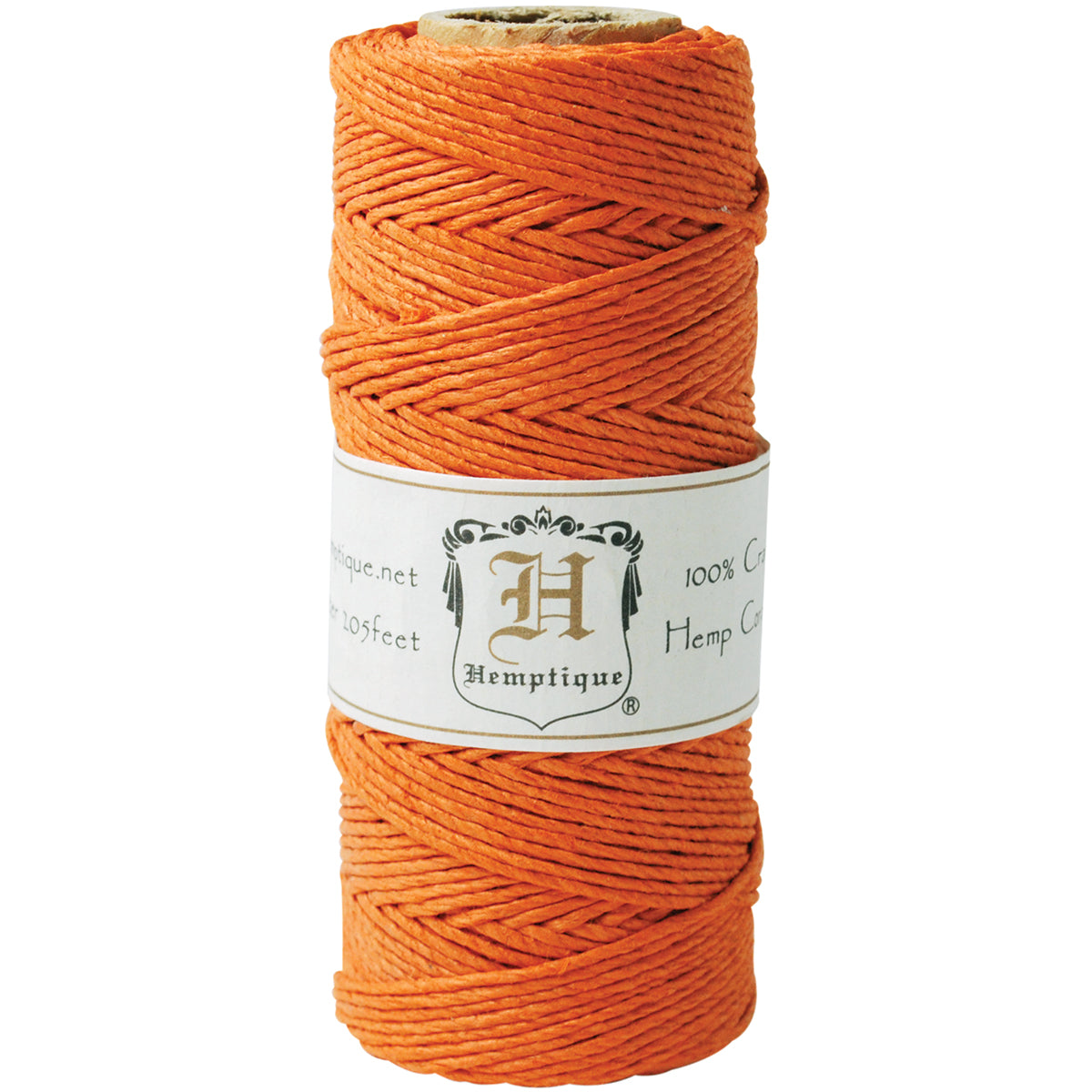 Hemp Cord Spool 20lb 205' Orange