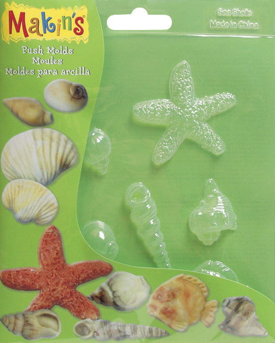 Makin's Clay Push Molds Seashells
