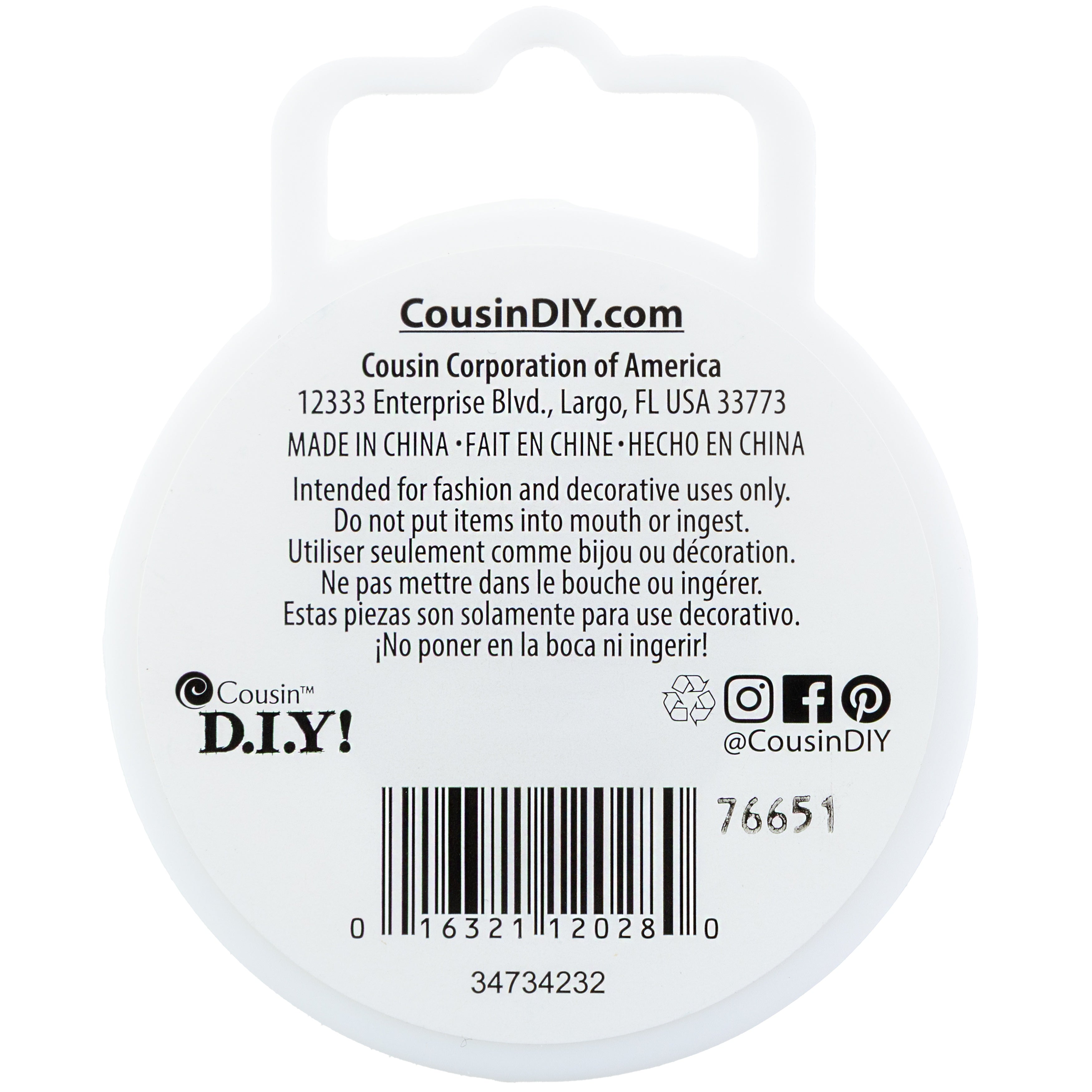 Fun Pack Stretch Cord Spool .8mmX45yd Clear