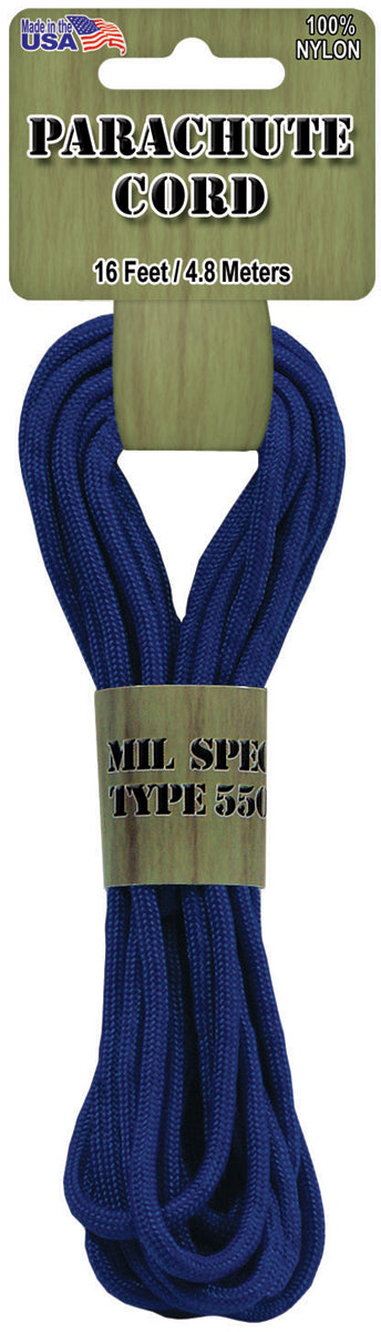 Parachute Cord 4mmx16' Royal