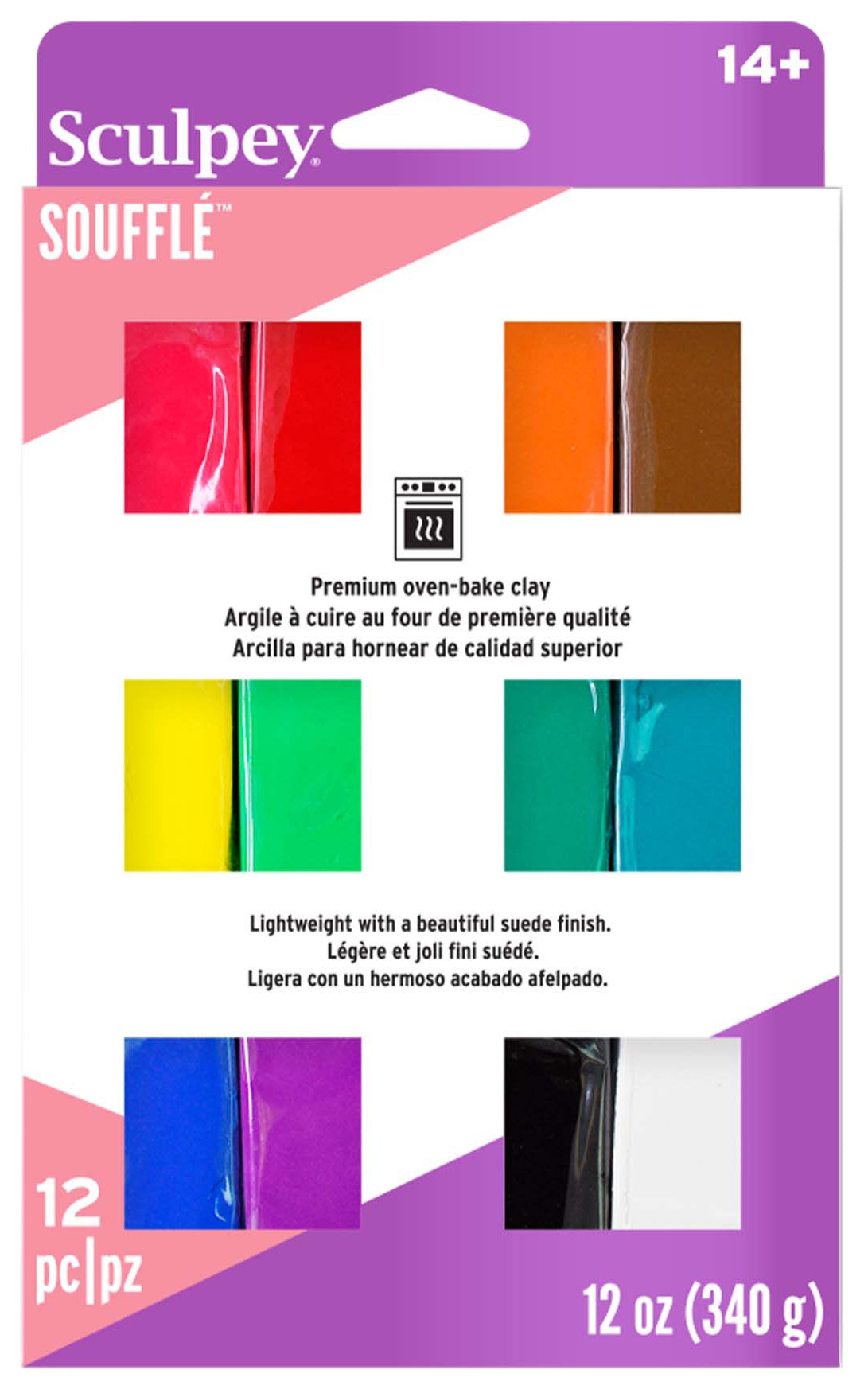 Sculpey Souffle Multipack .9oz 12/Pkg 