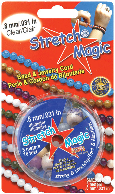 Stretch Magic Bead & Jewelry Cord .8mmX5m Clear