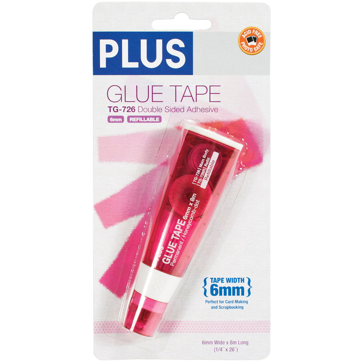 Glue Tape Roller .25"X26'