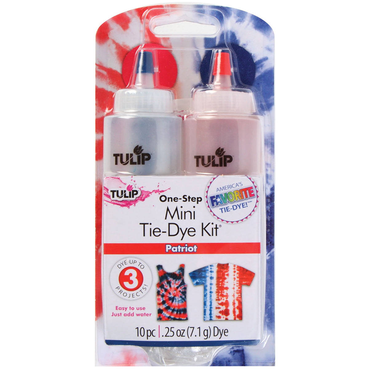 Tulip One-Step Mini Tie-Dye Kit Patriot