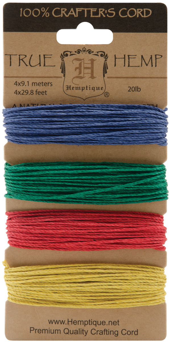 Hemp Cord 20lb 120' Topaz