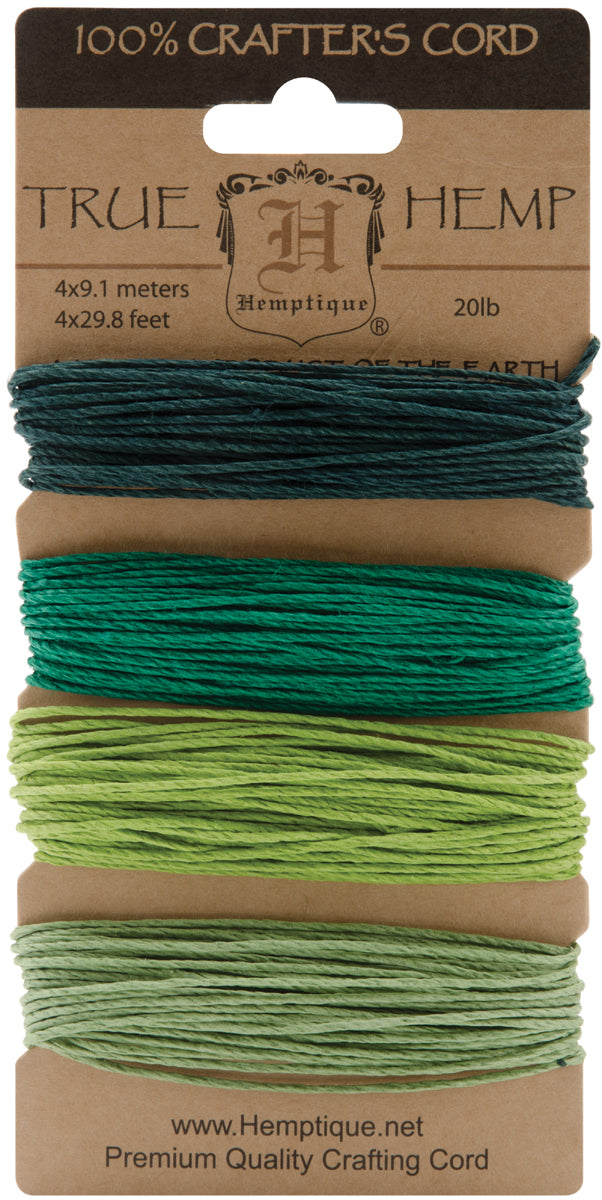 Hemp Cord 20lb 120' Emerald