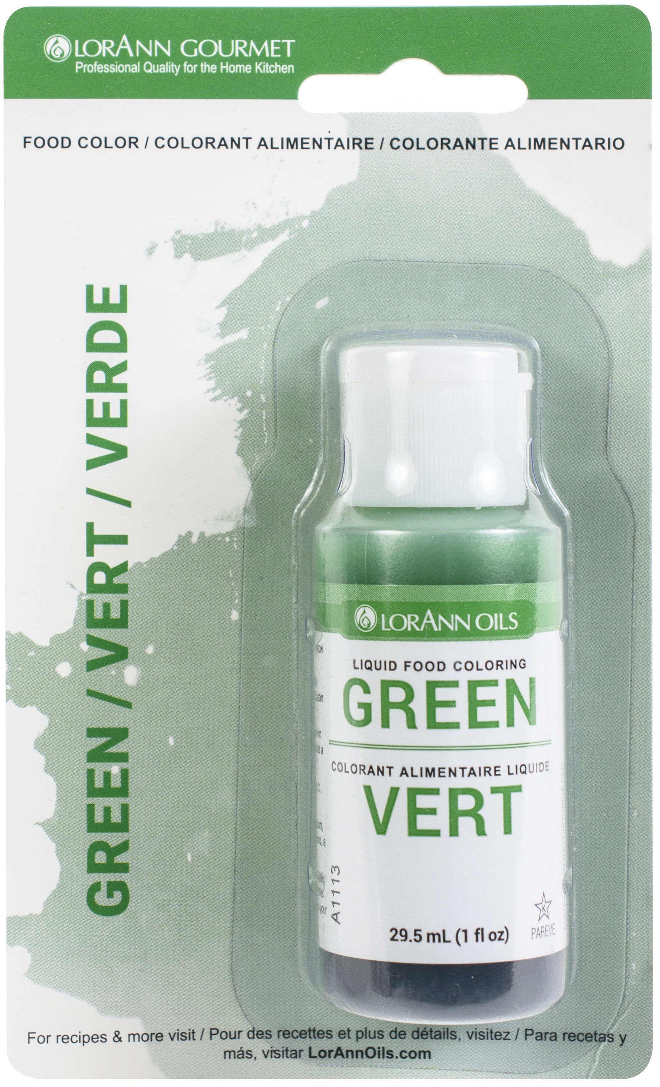 Liquid Food Color 1oz Green