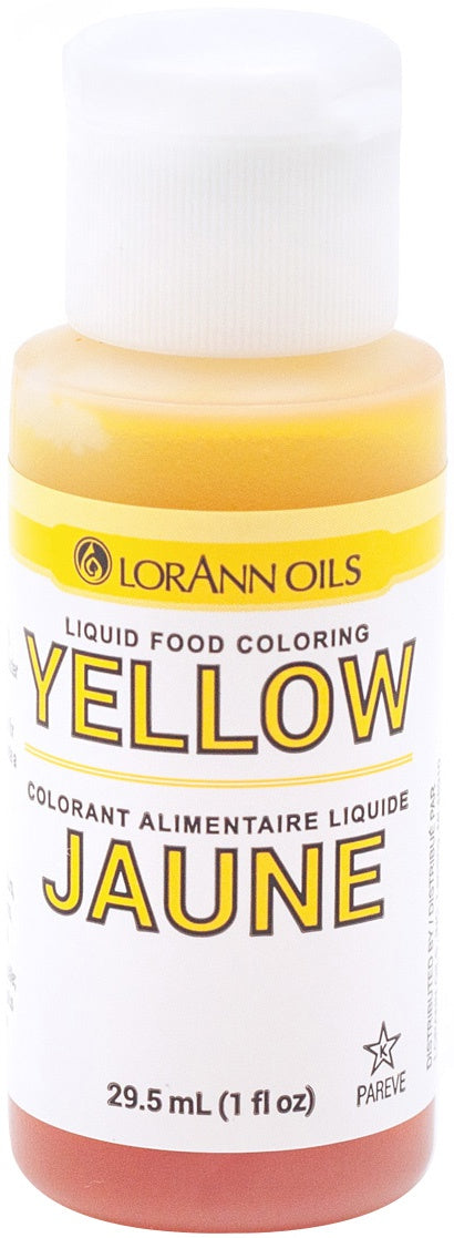 Liquid Food Color 1oz Yellow