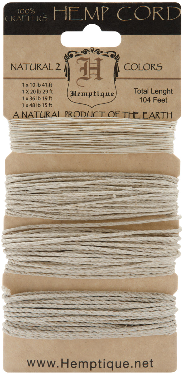 Hemp Cord 104' Natural