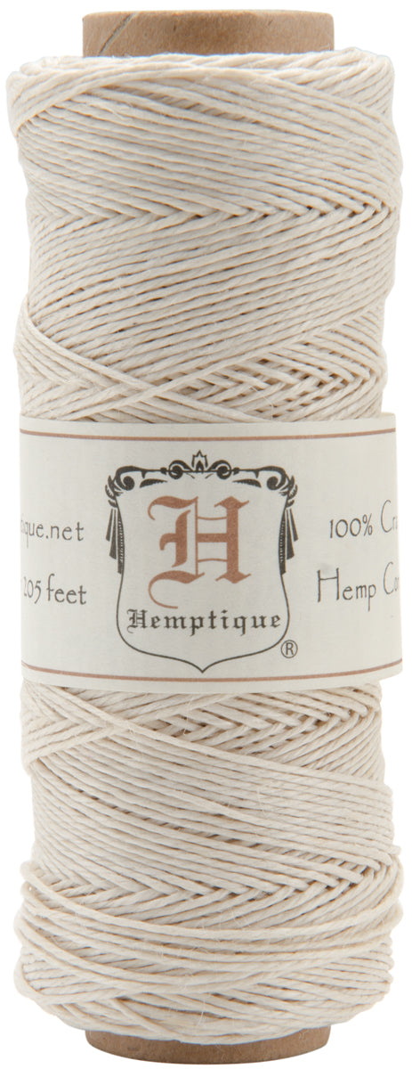 Hemp Cord Spool 10lb 205' White
