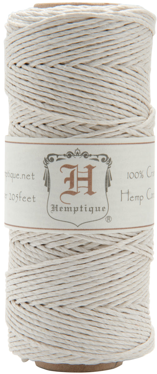 Hemp Cord Spool 20lb 205' White