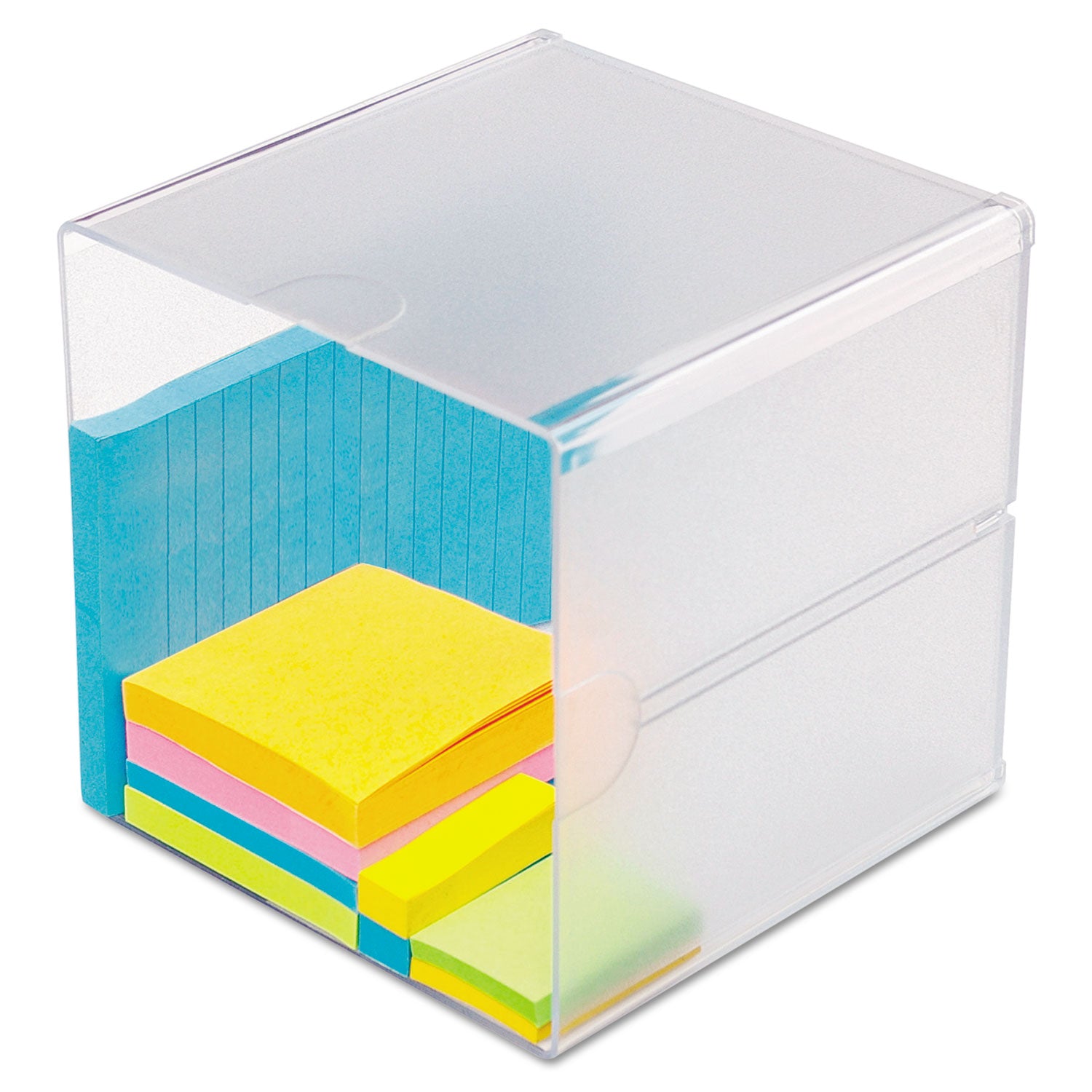 Stackable Open Cube Storage Organizer 6"X6"X6" Clear