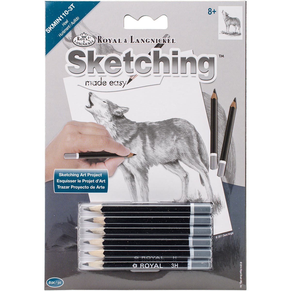 Sketching Made Easy Kit 5'x7" Howl