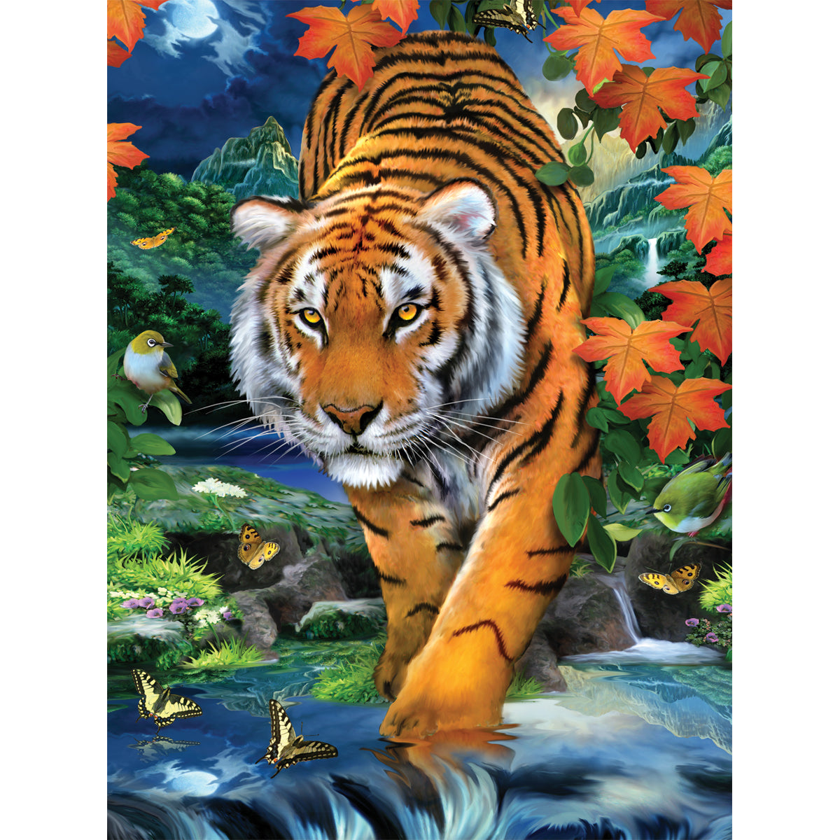 Junior Small Paint By Number Kit 8.75"X11.75" On The Prowl