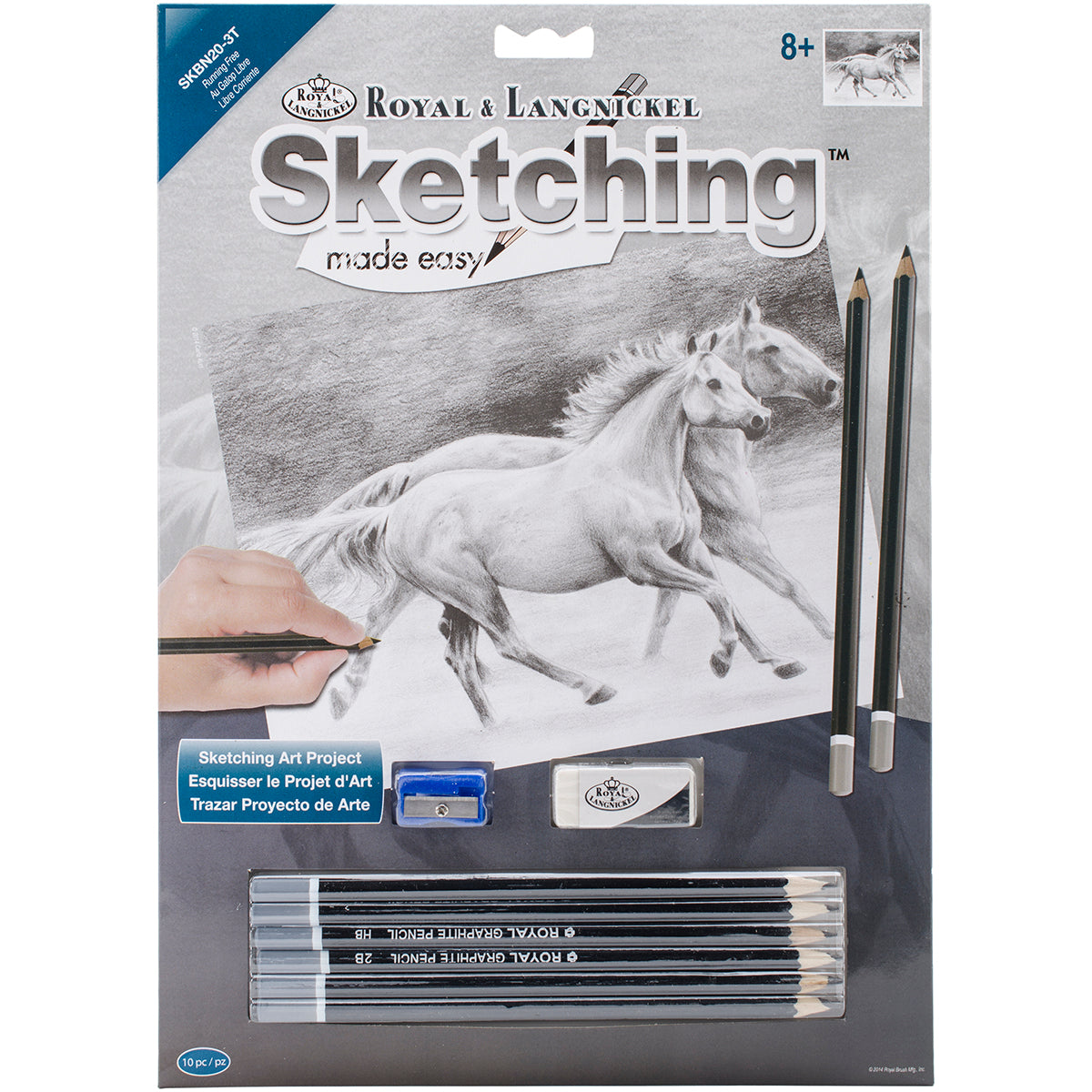 Sketching Made Easy Kit 9"X12" Running Free