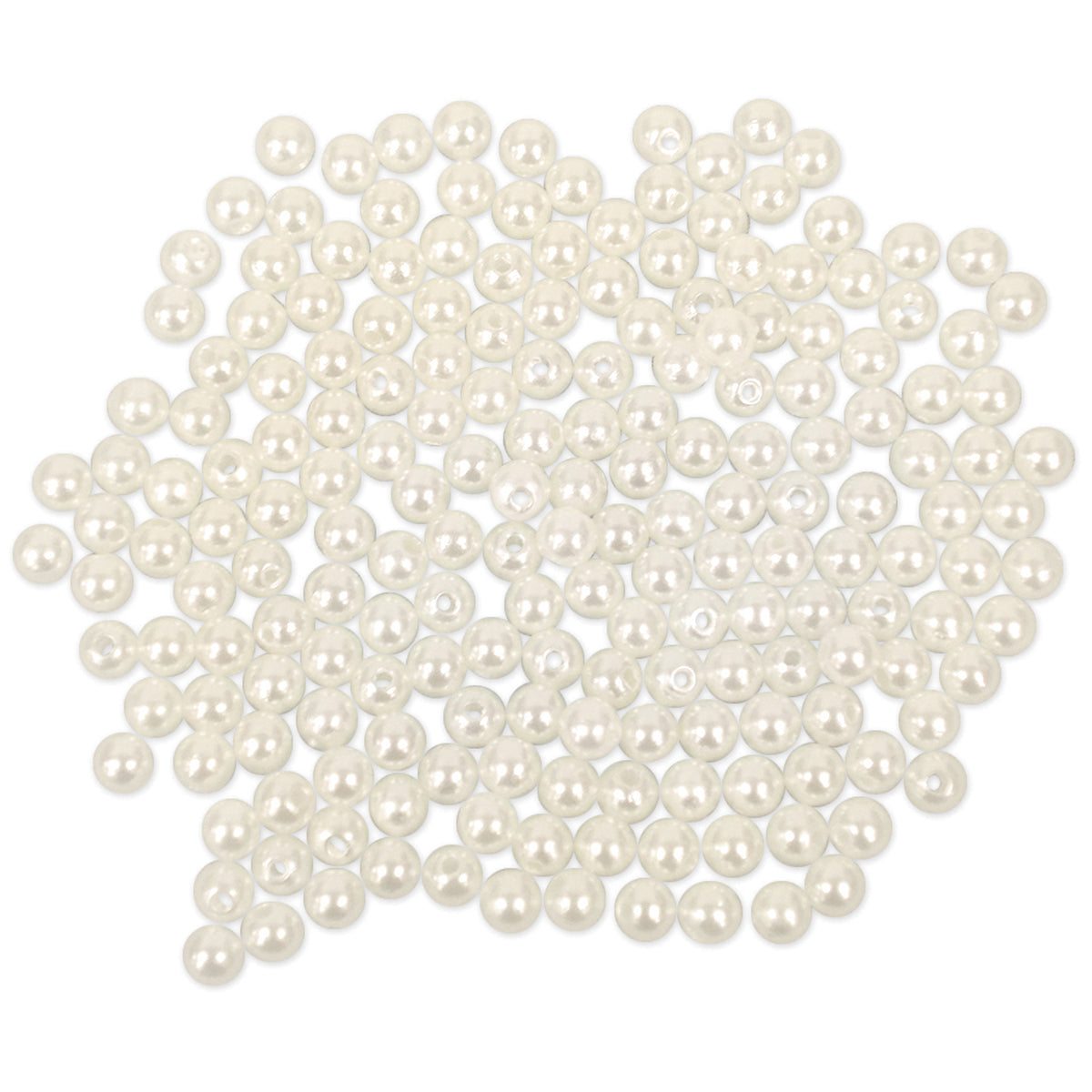 Pearl Beads Value Pack 6mm Ivory 185/Pkg