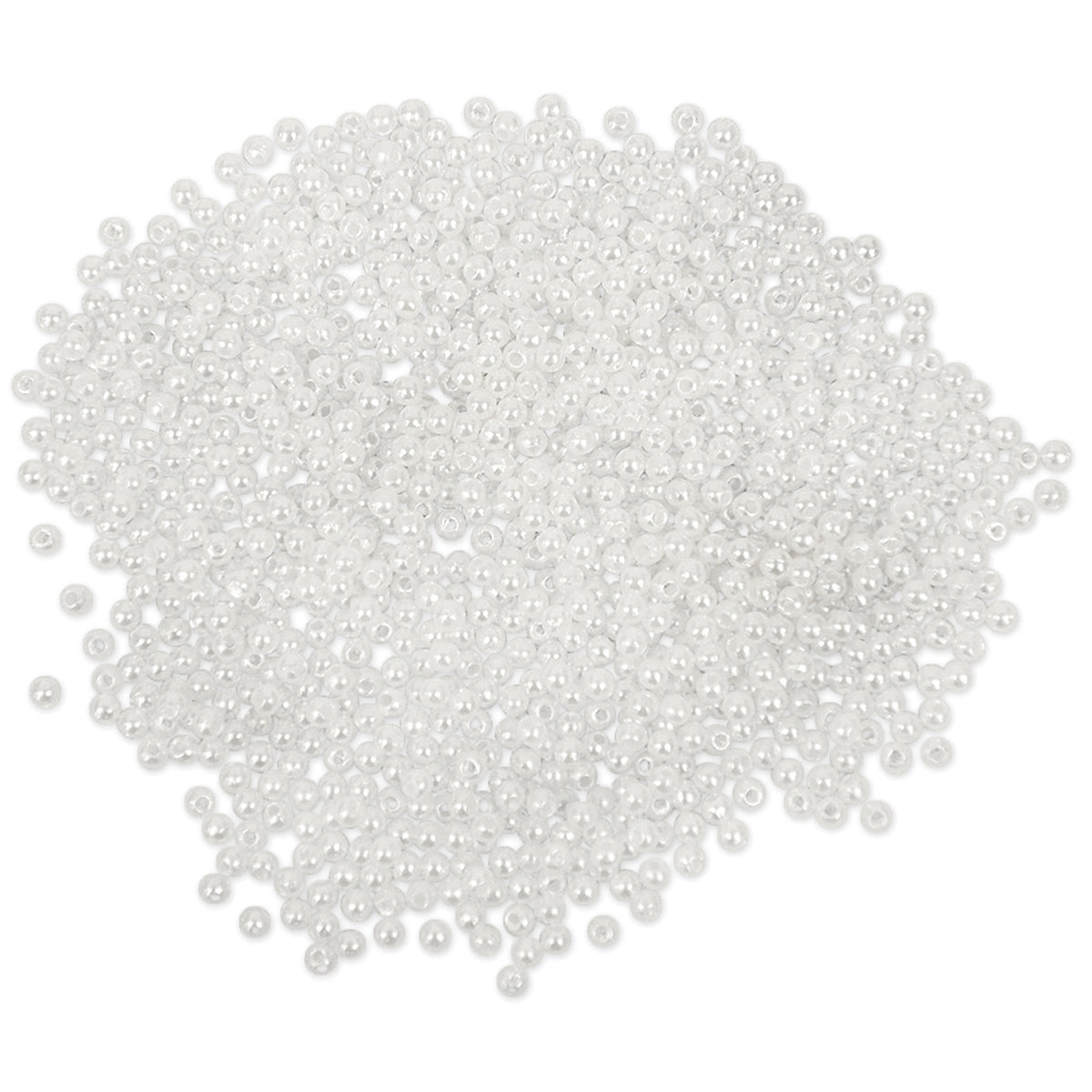 Pearl Beads Value Pack  3mm White 850/Pkg
