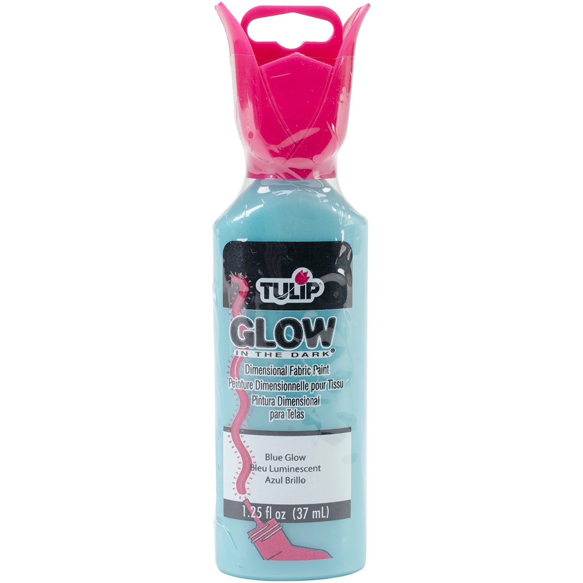 Tulip Dimensional Fabric Paint 1.25oz Glow - Blue