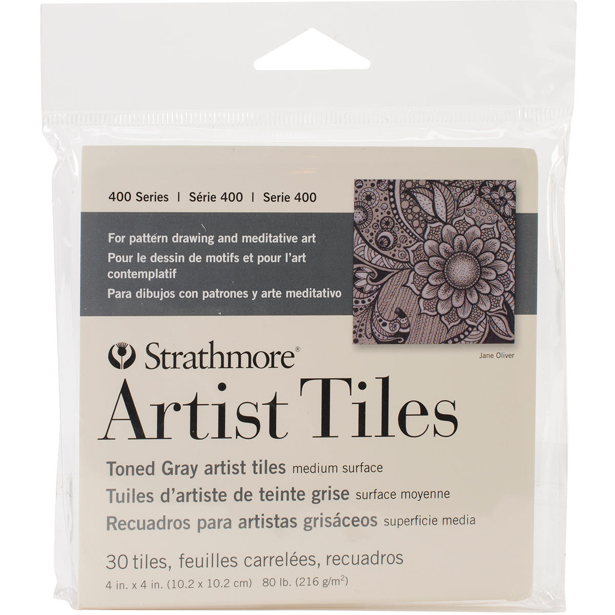 Strathmore Artist Tiles 4"X4" 30/Pkg Toned Gray