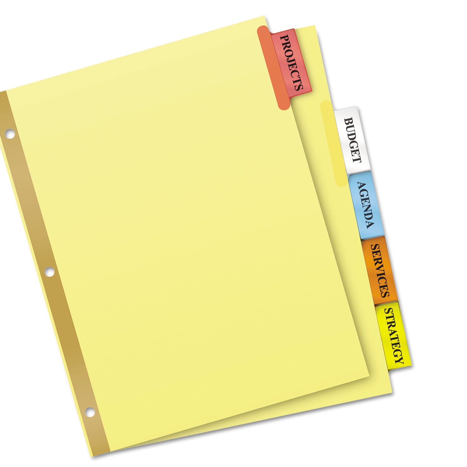 Avery® Insertable Big Tab Dividers, 5-Tab, Letter